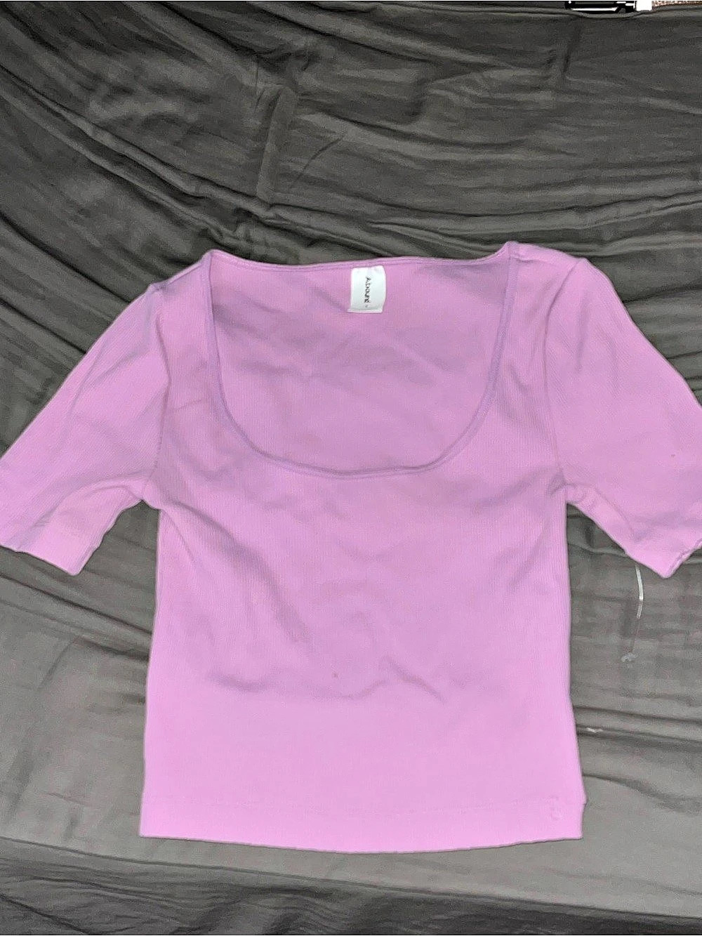 Abound Pink Short Sleeve Top Like New